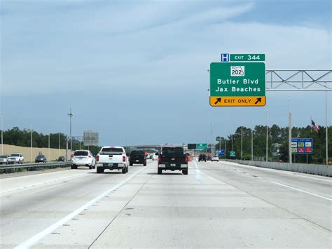 Florida Interstate 95 Southbound Cross Country Roads