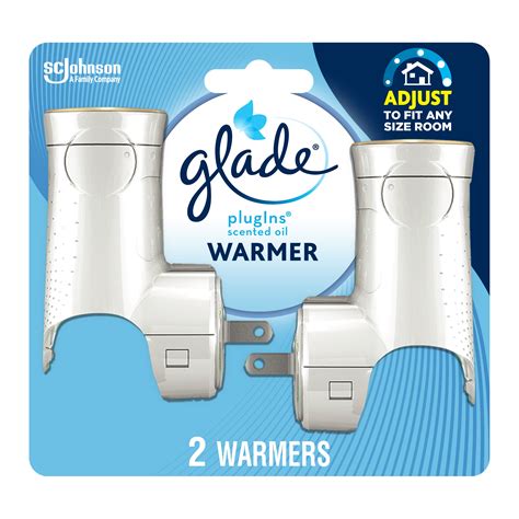 Glade Plugins Warmer 2 Ct Air Freshener Holds Essential Oil Infused