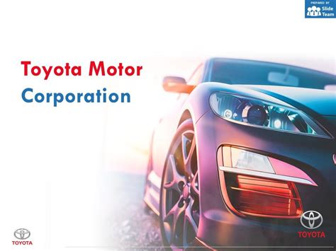 Toyota Motor Corporation Business Profile Inscore Kr