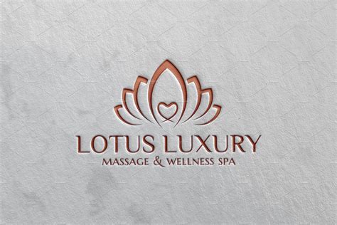 Lotus Luxury Spa And Wellness Logo Masterbundles