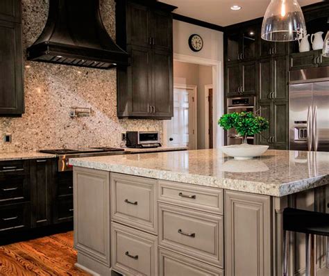 Fully custom kitchen cabinets cost $500 to $1,200 per linear foot with most homeowners spending $12,500 to $18,100. Casual Gray Kitchen Cabinets - Kitchen Craft Cabinetry