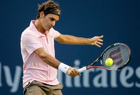Roger Federer Backhand Slice Shot In Toronto 2010