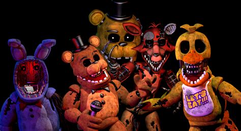 C4d Fnaf 2withereds Renders Rfivenightsatfreddys