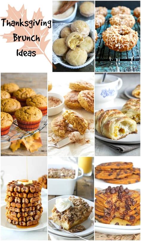 Thanksgiving Brunch Recipes Moms And Munchkins