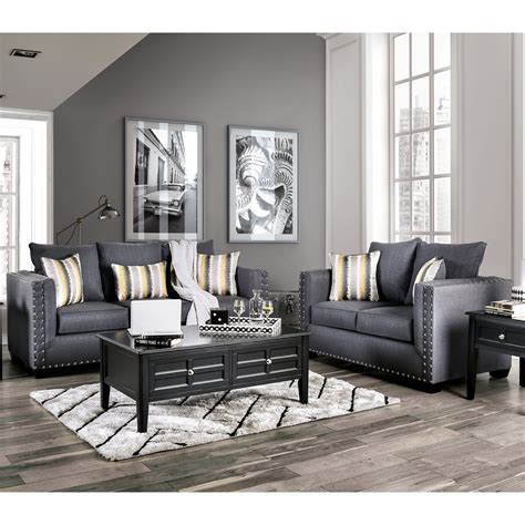 Beautiful Modern Grey Living Room Sets Images