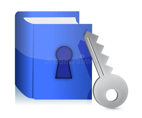 Lock Book And Key Stock Illustration Illustration Of Clipart 27963293
