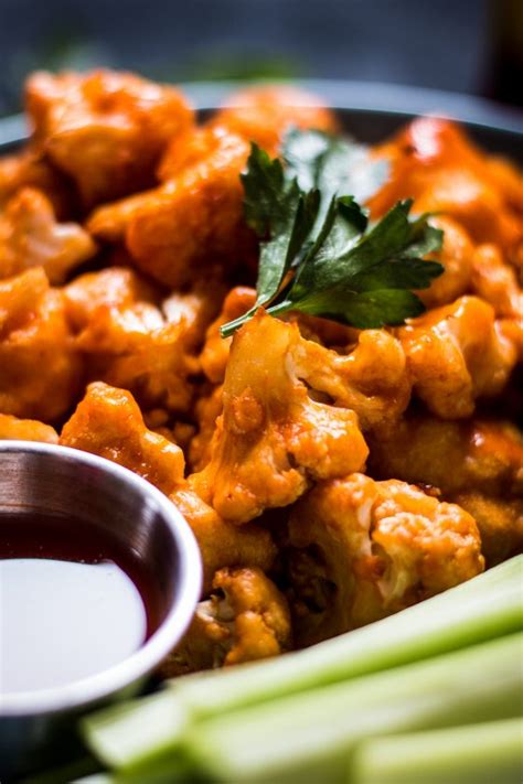 Anyone but if the chicken wing is just the delivery vehicle for the buffalo sauce then these air fried cauliflower bites delivery a nice spicy crunchy alternative to fried wings. Buffalo Cauliflower Bites | The Nut-Free Vegan