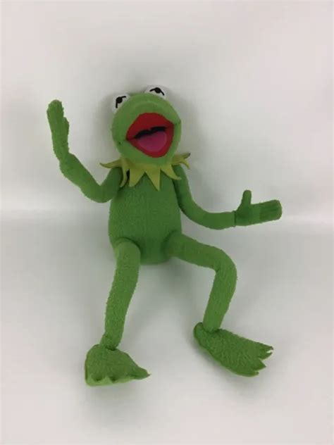 Sesame Street Muppets Kermit The Frog 16 Plush Stuffed Animal Vintage