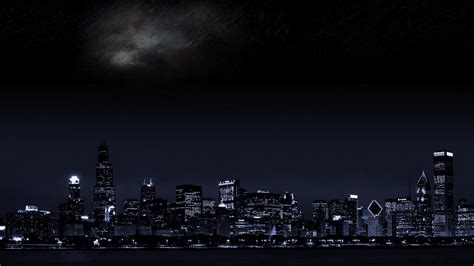 Dark City Background Sf Wallpaper