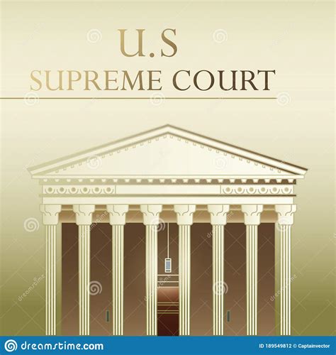 Supreme Court Justice Symbol Royalty Free Cartoon