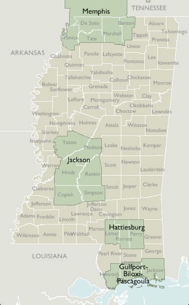 Mississippi Map With Zip Codes Tiplersville Mississippi Ms