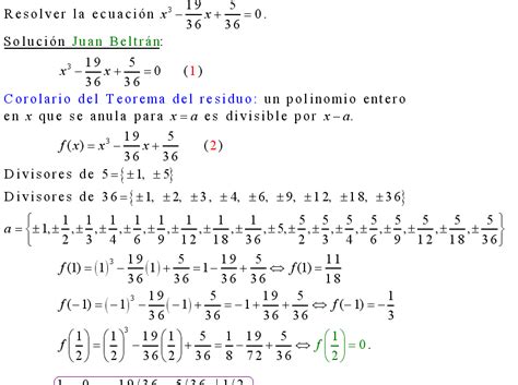 Cálculo21 Ecuación De Tercer Grado