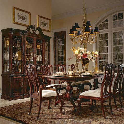 American Drew Cherry Grove 45th 790 744r2x6556x654 9 Piece Double Pedestal Table Dining Set