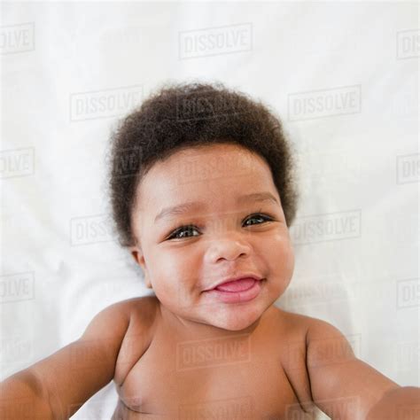 Smiling African American Baby Boy Stock Photo Dissolve