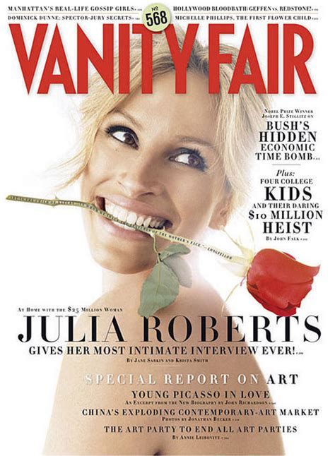 Julia Roberts Para A Vanity Fair De Abril 2012 Woman Chic