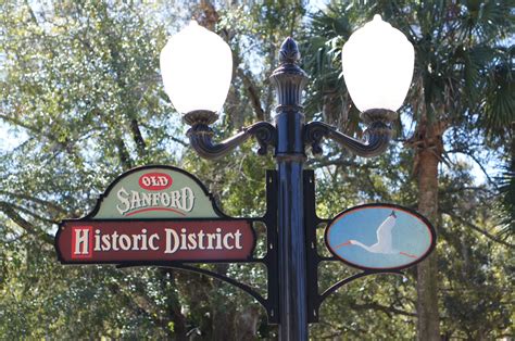 Historic District Sign Sanford Fl Sanford 365