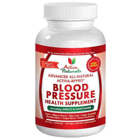 Activa Naturals Blood Pressure Supplement With Advanced Natural Herbs