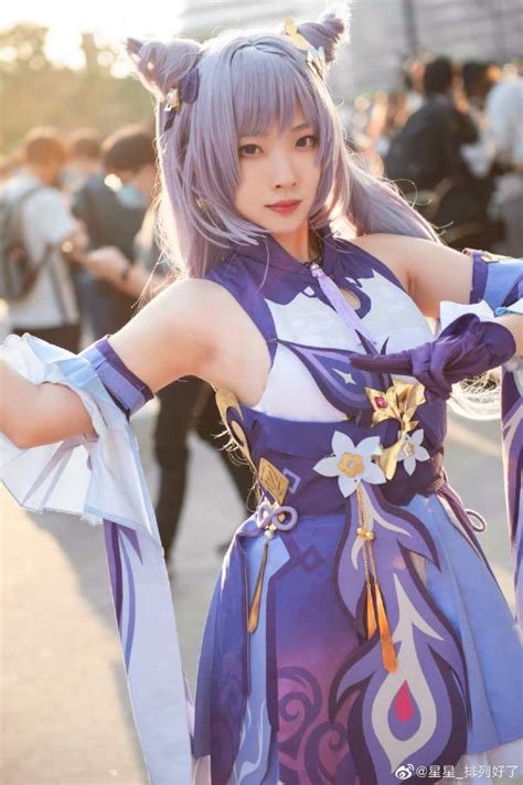 cool keqing cosplay genshin impact official community