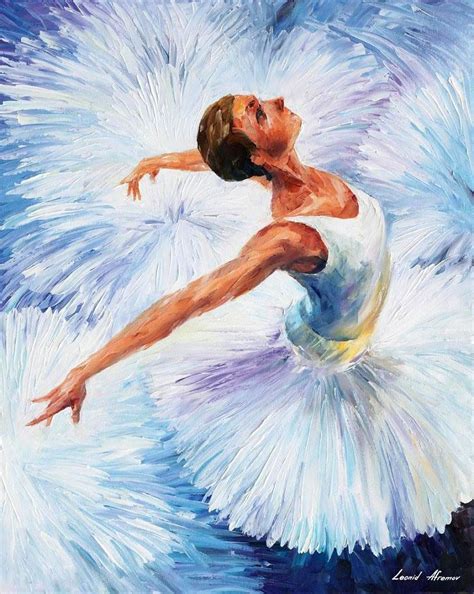 Swan Painting Oil Painting On Canvas Art Ballet Dance Ballet Birds