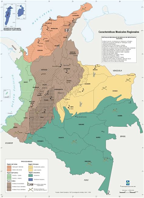 Mapa Region Caribe De Colombia