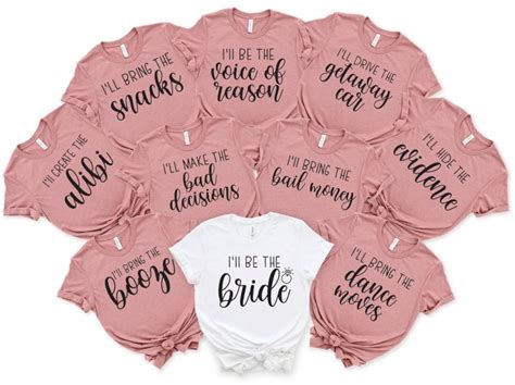 Bachelorette Party Shirts Most Likely To Shirt Bridal Party Etsy
