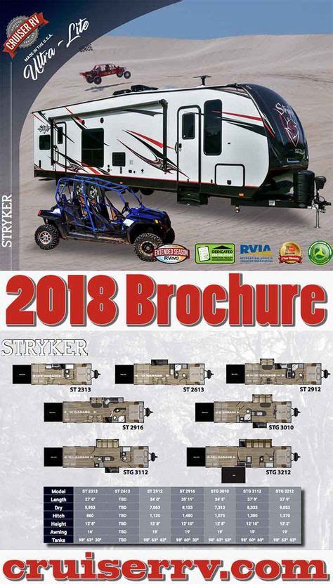 2018 Stryker Bumper Pull Toy Haulers Brochure Cruiser Rv