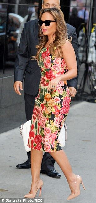 Leah Remini Embraces Summer Style In Figure Hugging Floral Dress For Good Morning America