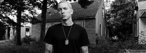 Eminem Black And White Facebook Cover