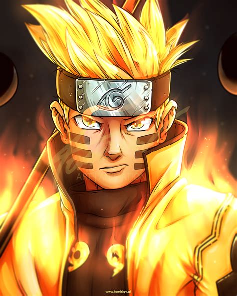 Naruto Six Paths Sage Mode By Tomislavartz On Deviantart Naruto Dan