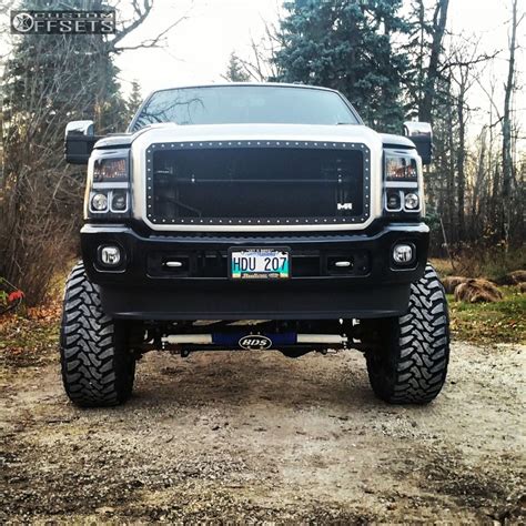 Wheel Offset 2016 Ford F 350 Hella Stance 5 Lifted 9 Custom Rims