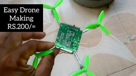 How To Easy Make Drone At Home Youtube