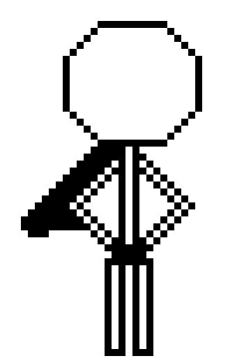 Stick Man Sprite Pixel Art Maker