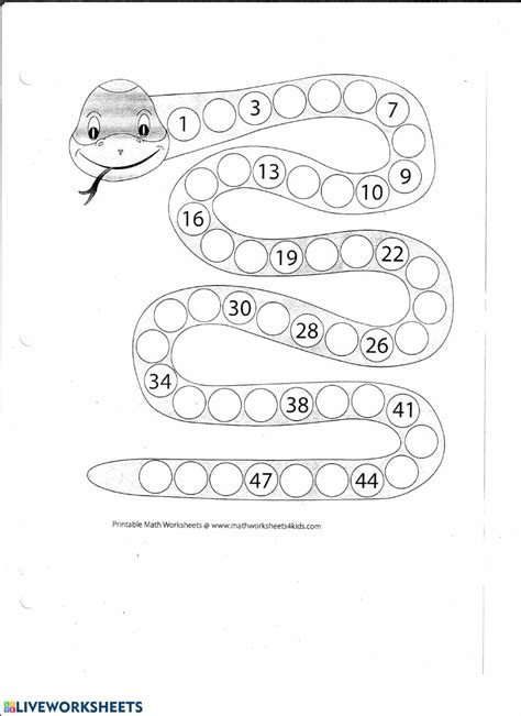 Ejercicio De Secuencia De Numeros 1 Al 50 Secuencias Numericas