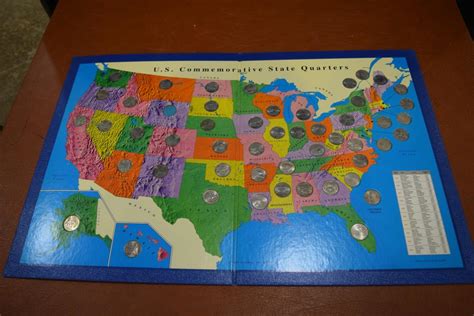 Sold Price Us State Quarter Collector Map Book January 4 0121 12