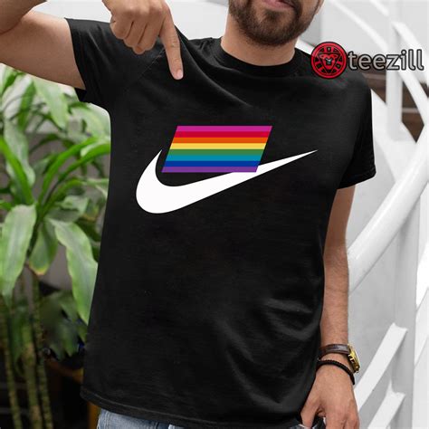 Nikes 2019 Lgbt To Pride Flag Limited Edition Tshirt