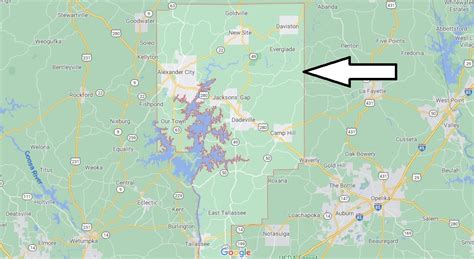 State of alabama has 67 counties. Where is Tallapoosa County Alabama? What cities are in ...