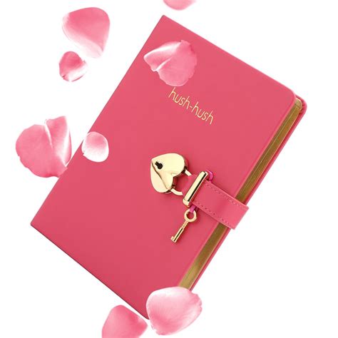 heart shaped lock journal lock diary for girls with key 5 3x7 3 320p victoria s journals