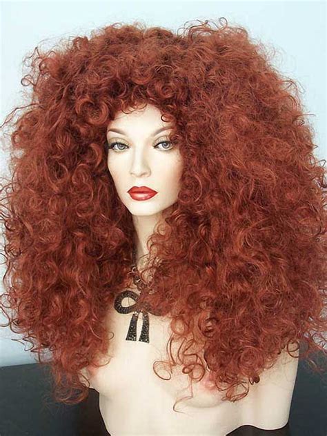 Red Curly Wigs Hairturners