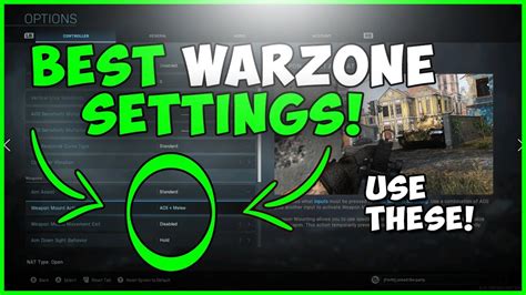 The Best Settings On Warzone Best Call Of Duty Warzone