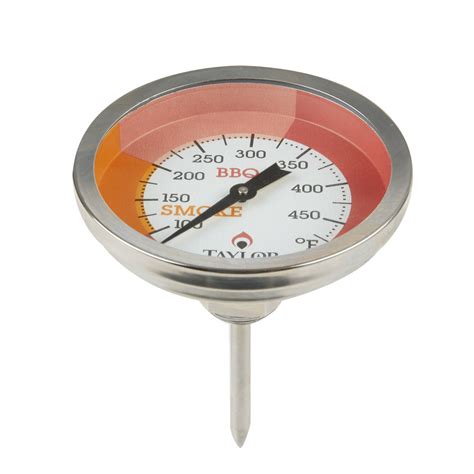 Taylor 814gw 2 34 Outdoor Grill Smoker Dial Thermometer With Stem