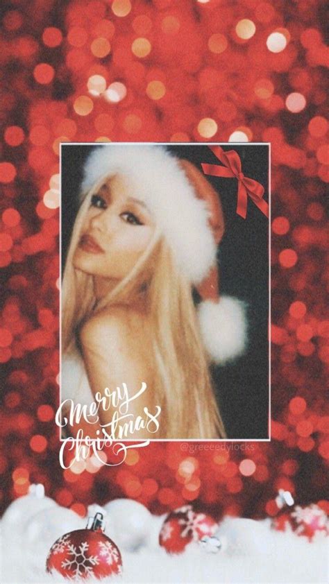 Ariana Grande Christmas Wallpapers Wallpaper Cave