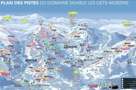 Les Gets Piste Map - Ski maps of Les Gets and Portes Du Soleil