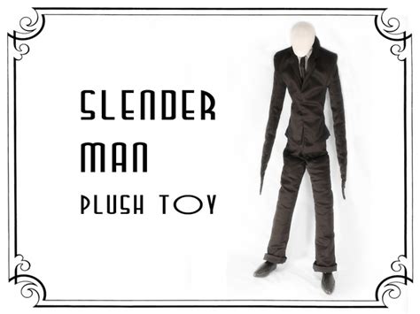 Slender Man Plush Toy Kickstarter Abstract Art Reversted