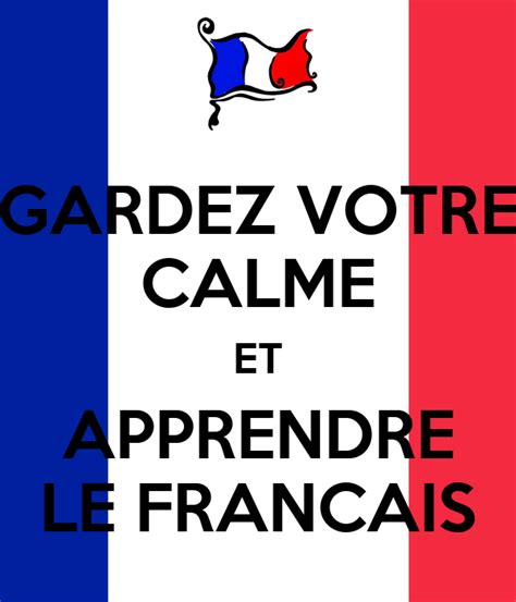 Gardez Votre Calme Et Apprendre Le Francais Poster Sofia Keep Calm