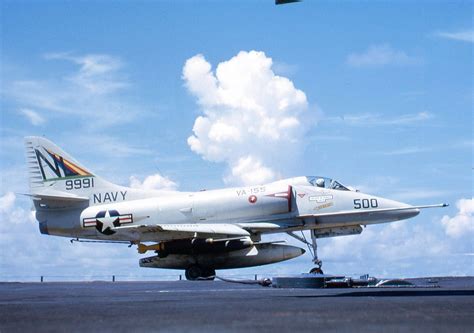 1965 Uss Coral Sea Cva 43n A 4 Skyhawk From Attack Squadron 155