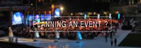 plan your event w h events live