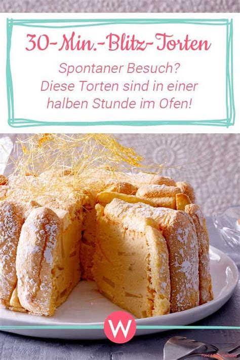 Am besten mit einem pürierstab zu. Schnelle & einfache Torten: 5 Blitz-Kuchen in 30 Minuten ...