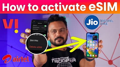 How To Activate And Transfer ESIM On IPhone Jio Airtel Vi Fiiber YouTube