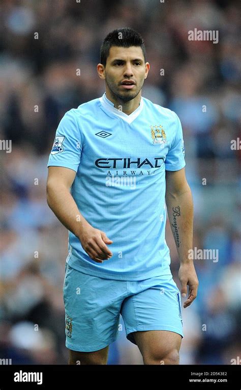 Sergio Aguero Manchester City Stock Photo Alamy