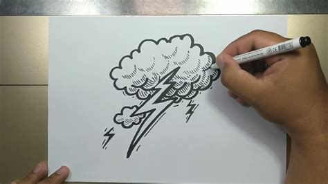 How To Draw Lightning Bolt Easy In 5 Minutes Youtube